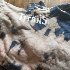 Custom Tennessee Titans Tie-Dye Sweatshirt - one of a kind